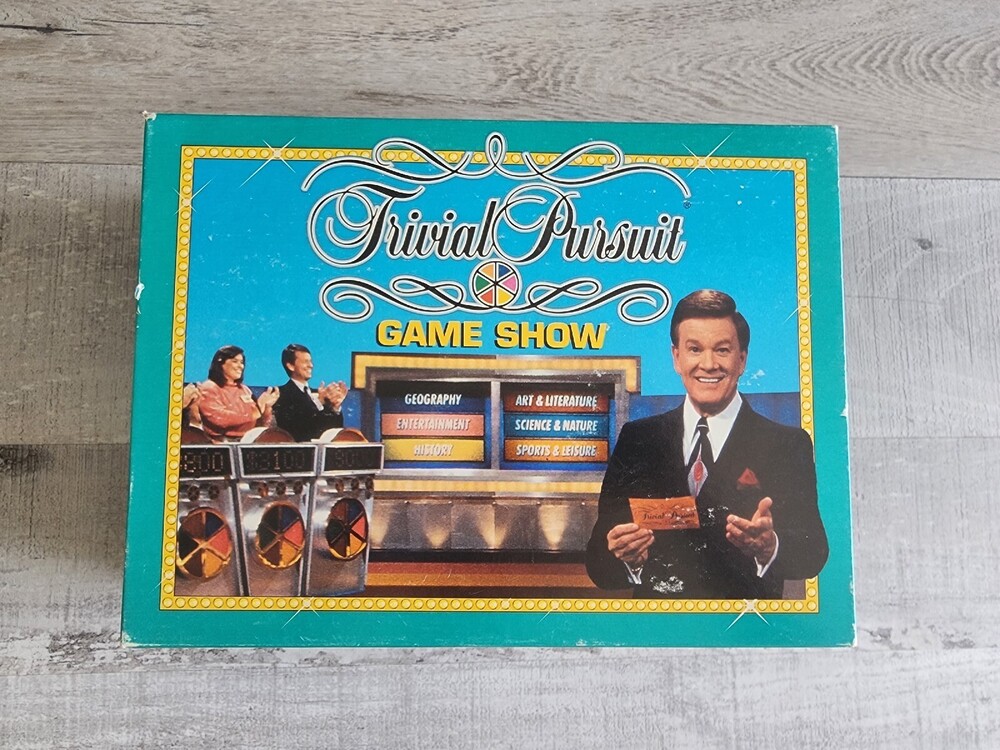 Trivial Pursuit Game Show Vintage Family Game Parker Bros 1993
